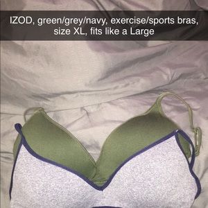 IZOD wireless bras